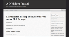 Desktop Screenshot of advishnuprasad.com