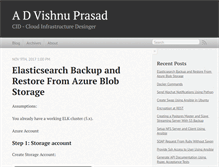 Tablet Screenshot of advishnuprasad.com